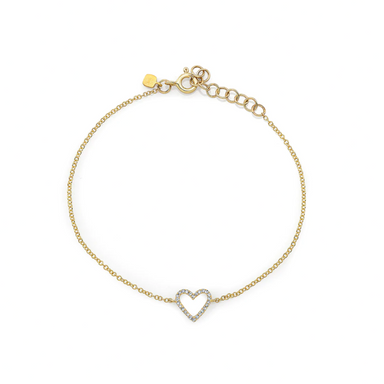 Elizabeth Open Heart Bracelet