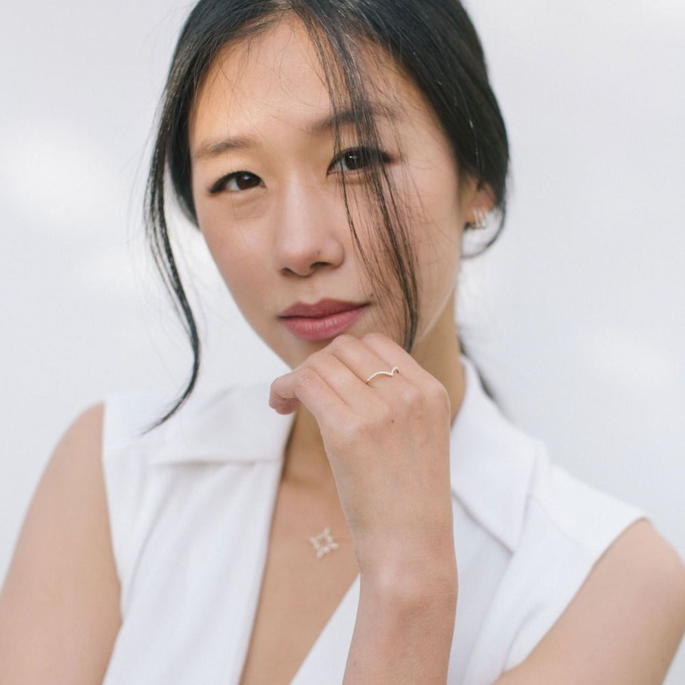 Natalie Chevron Ring