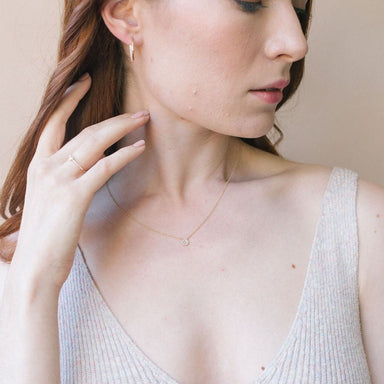 Nicole Baguette Diamond Necklace