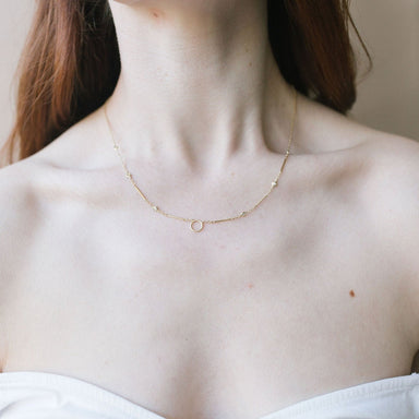 Jocelyn Halo Necklace