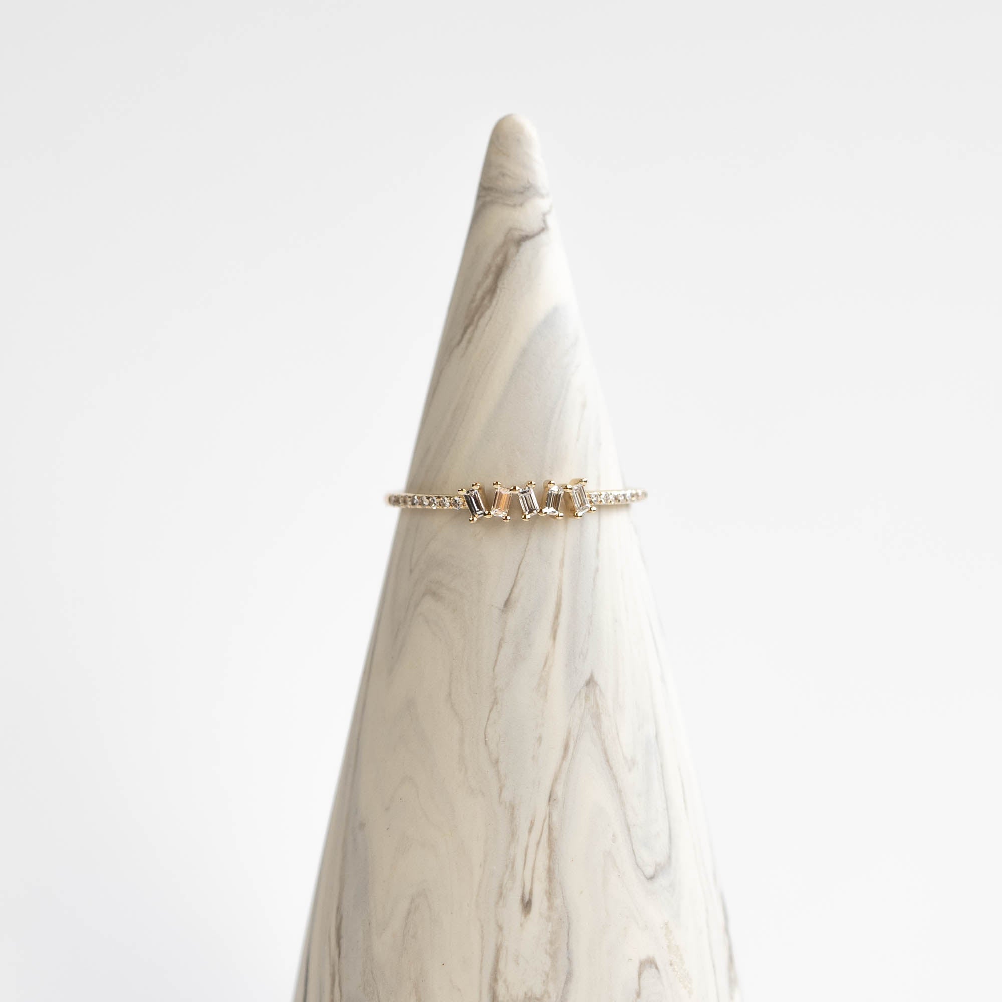 Ariel Baguette Diamond Ring