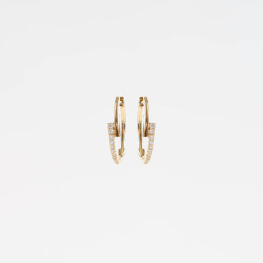 Brooke Diamond Huggie Earrings