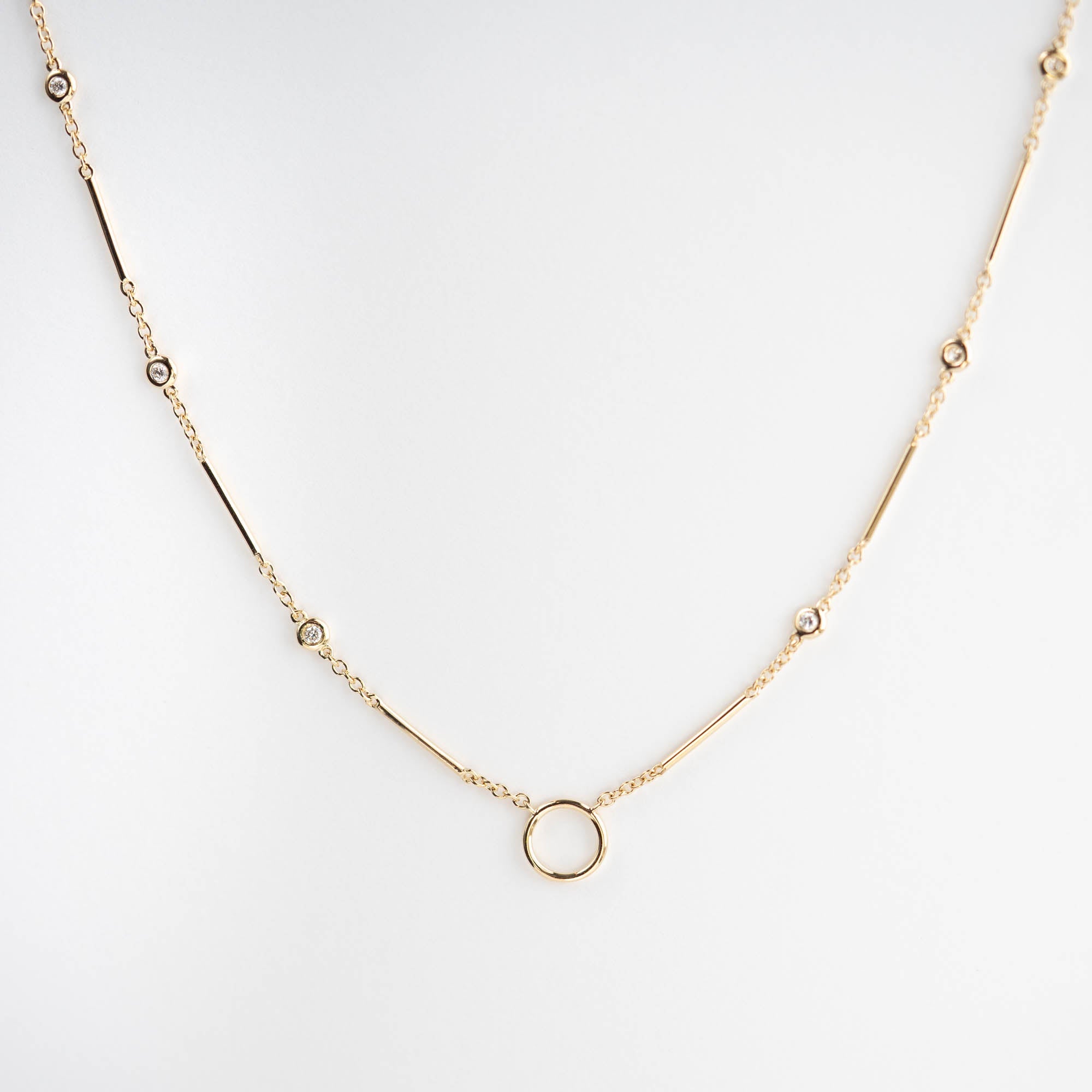 Jocelyn Halo Necklace