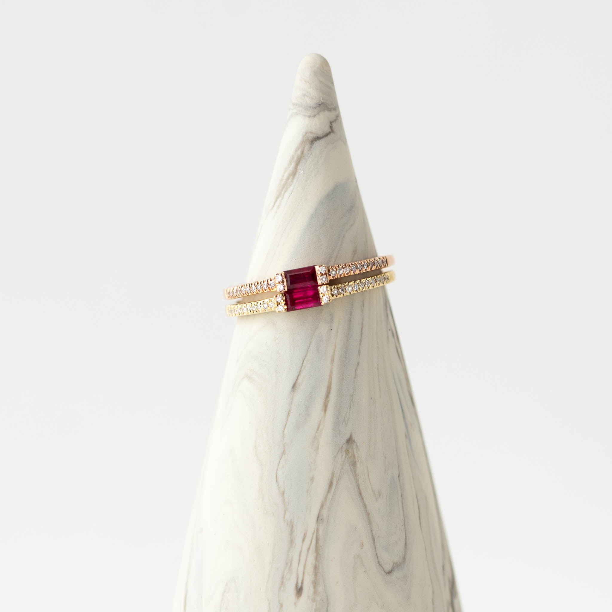 Katherine Ruby Diamond Rings