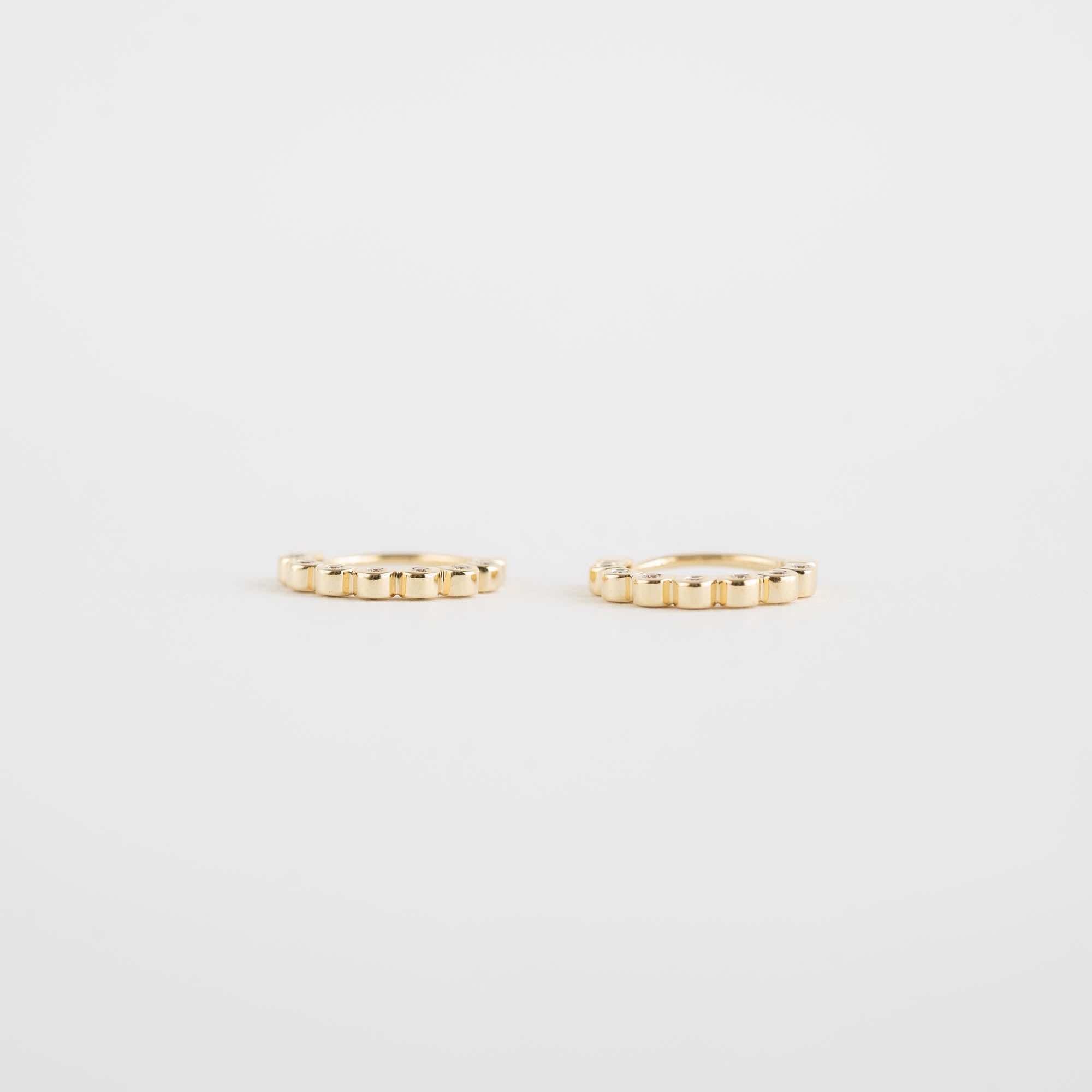 Kinsley Diamond Huggie Earrings