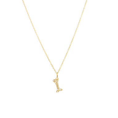 Maple Diamond Bone Necklace