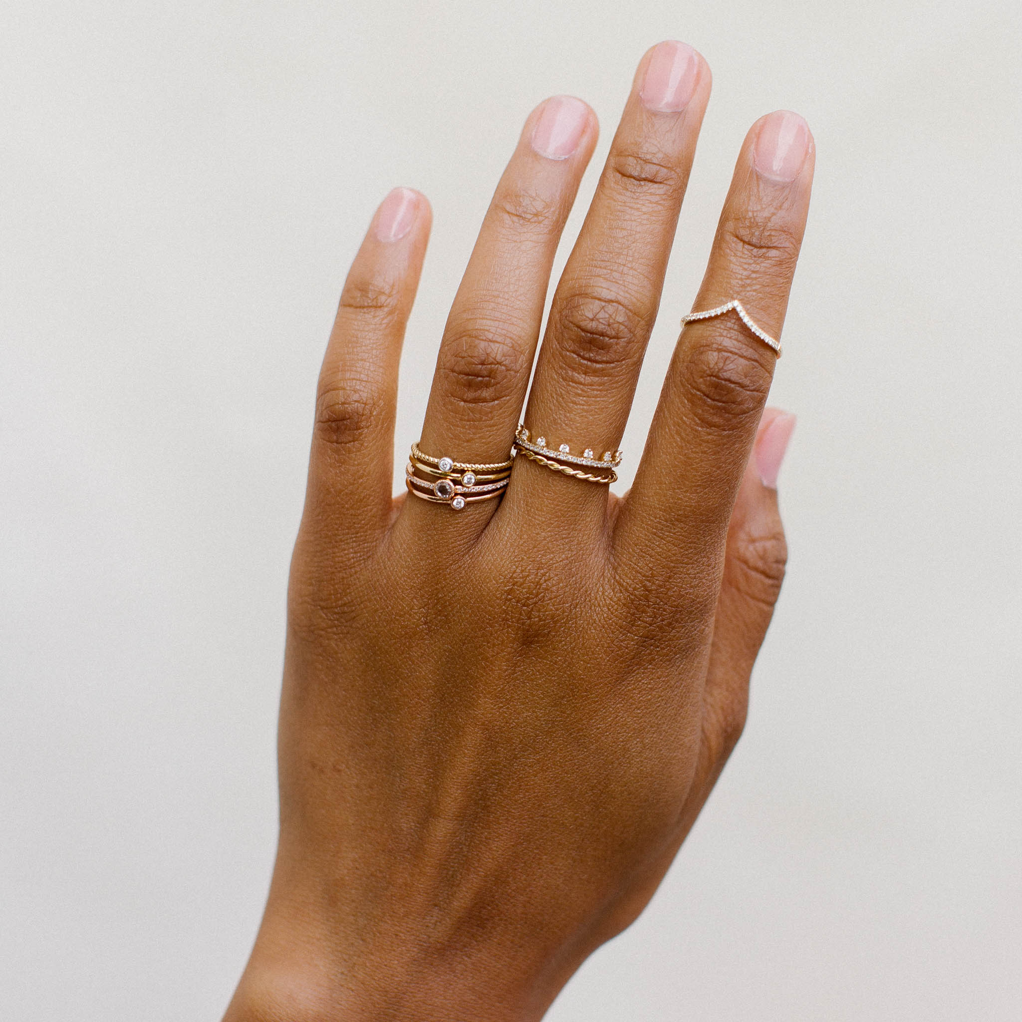 Natalie Chevron Ring
