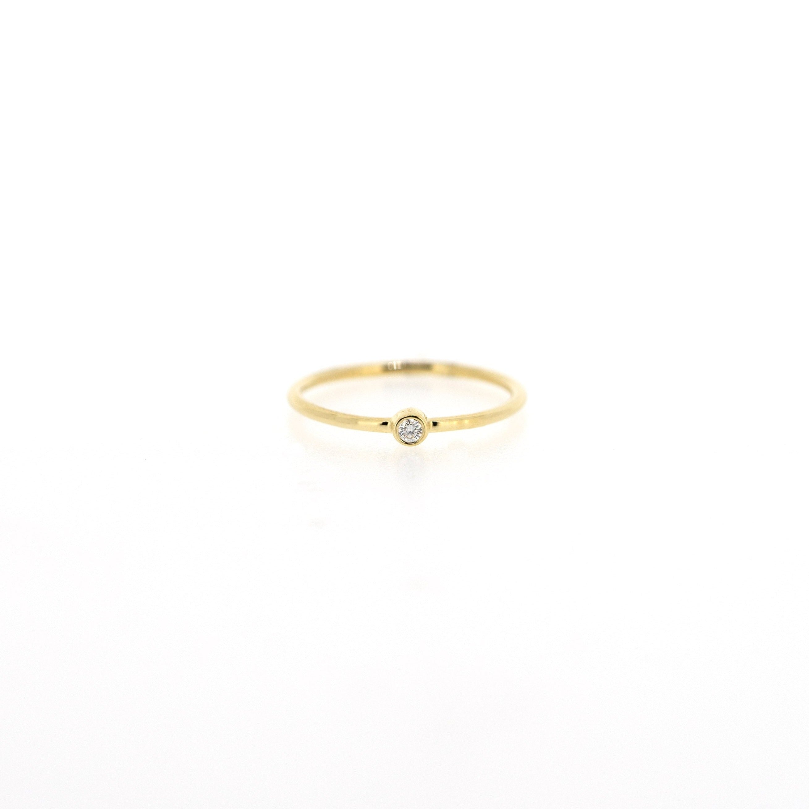 Riley Bezel Diamond Ring