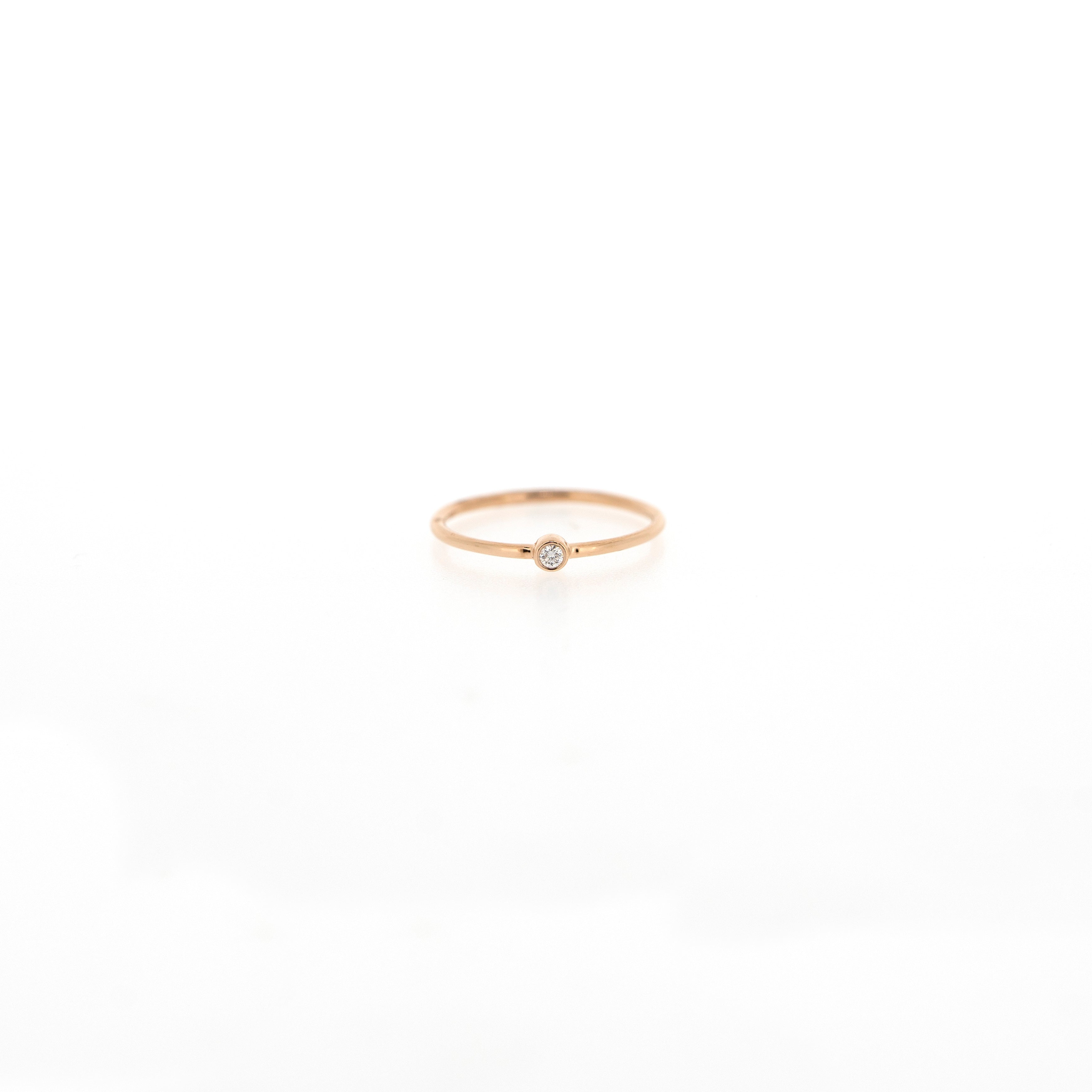 Riley Bezel Diamond Ring