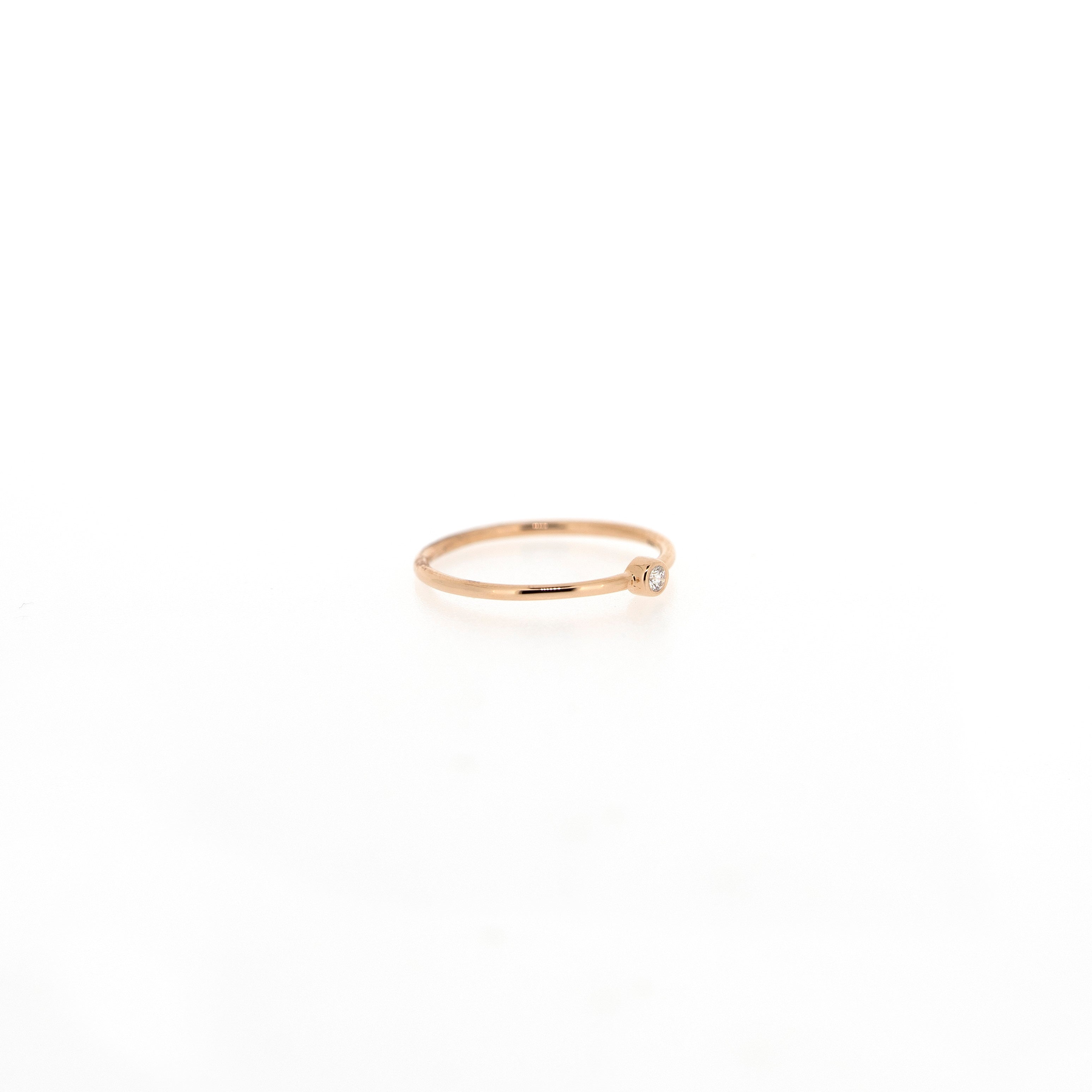 Riley Bezel Diamond Ring