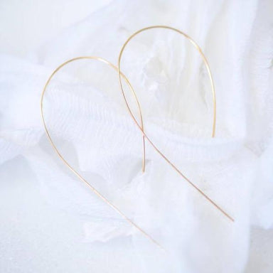 Minimalist Ear Loops by Atheria Jewelry