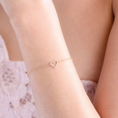 Elizabeth Open Heart Bracelet