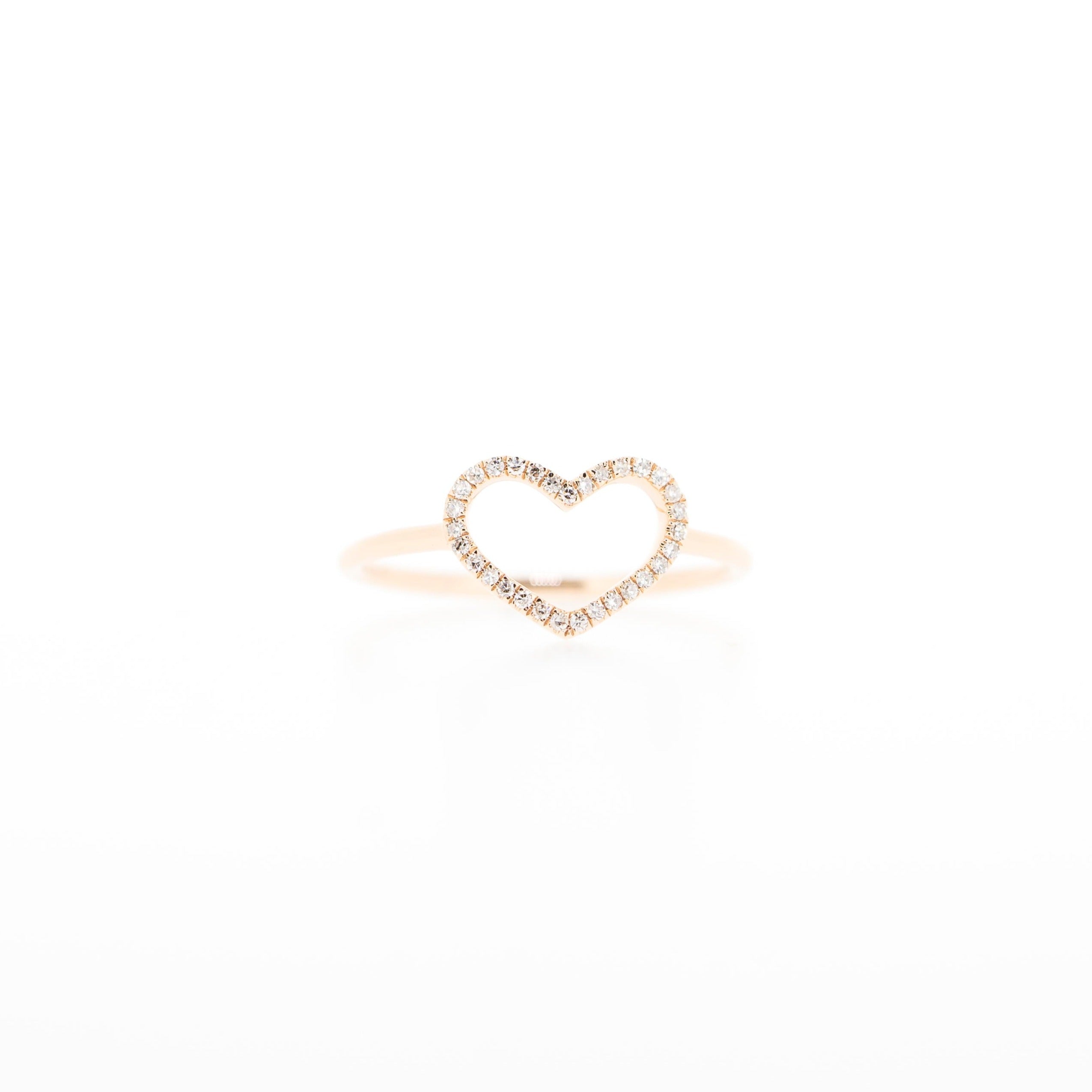 Diamond Heart Ring