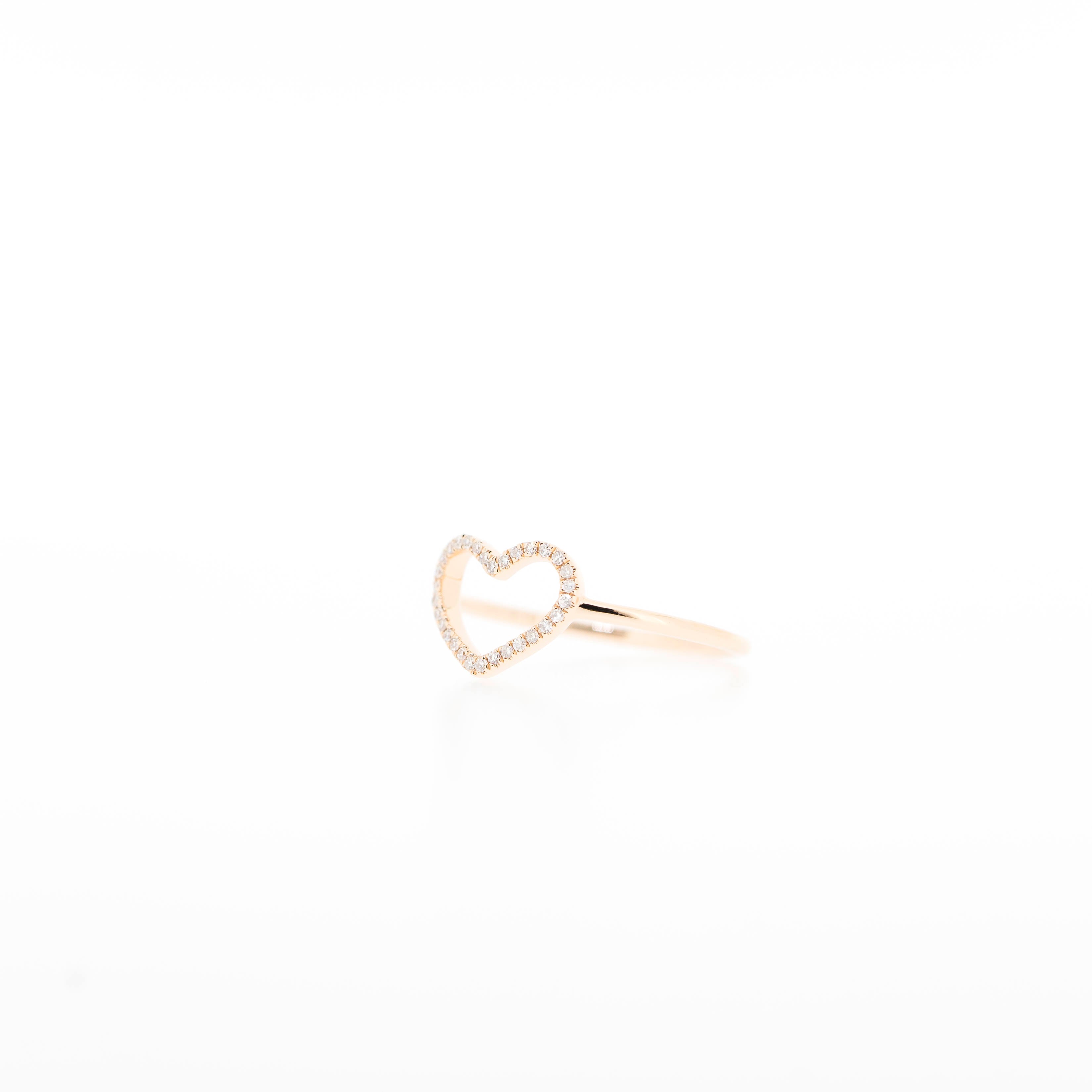 Diamond Heart Ring