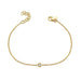 Valentina Diamond Bezel Bracelet in Yellow Gold