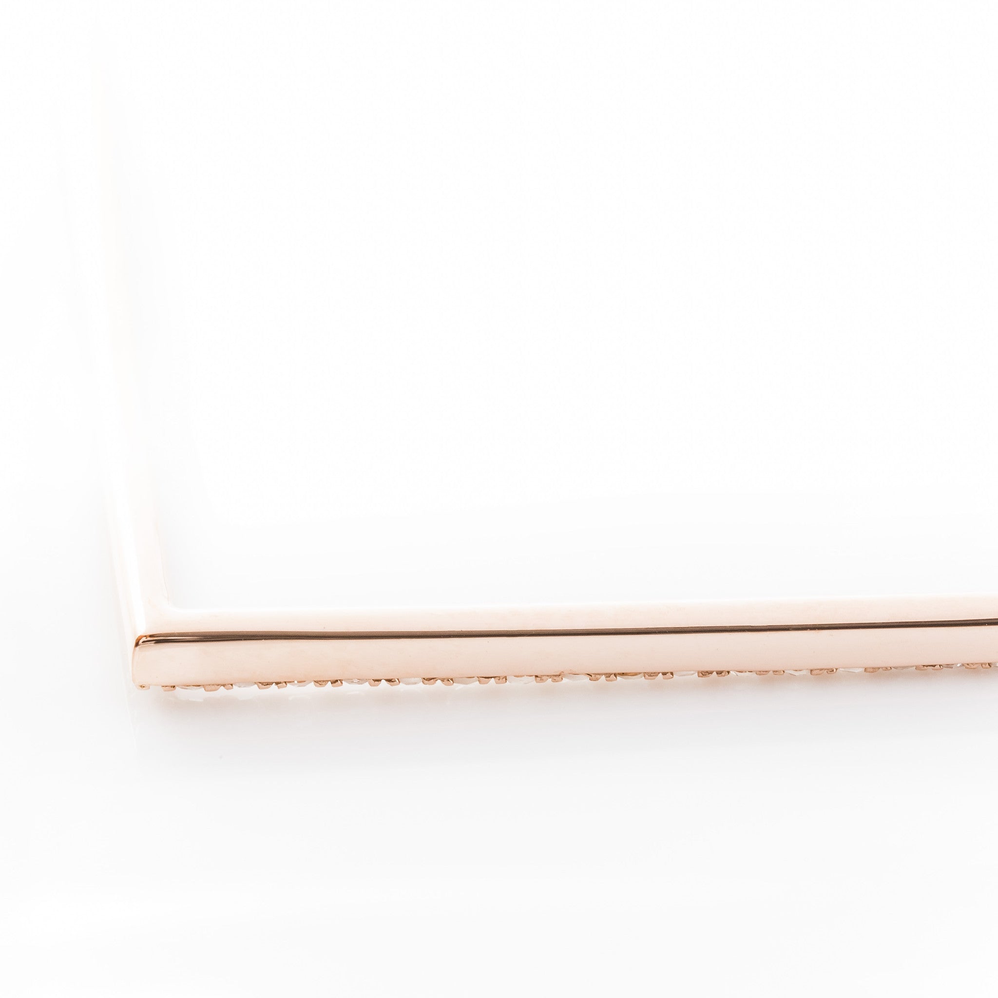 Chevron Diamond Necklace by Atheria Jewelry