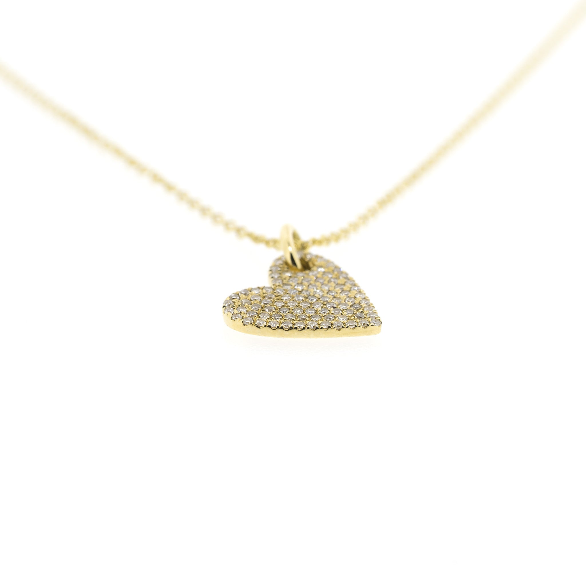 Diamond Heart Necklace by Atheria Jewelry