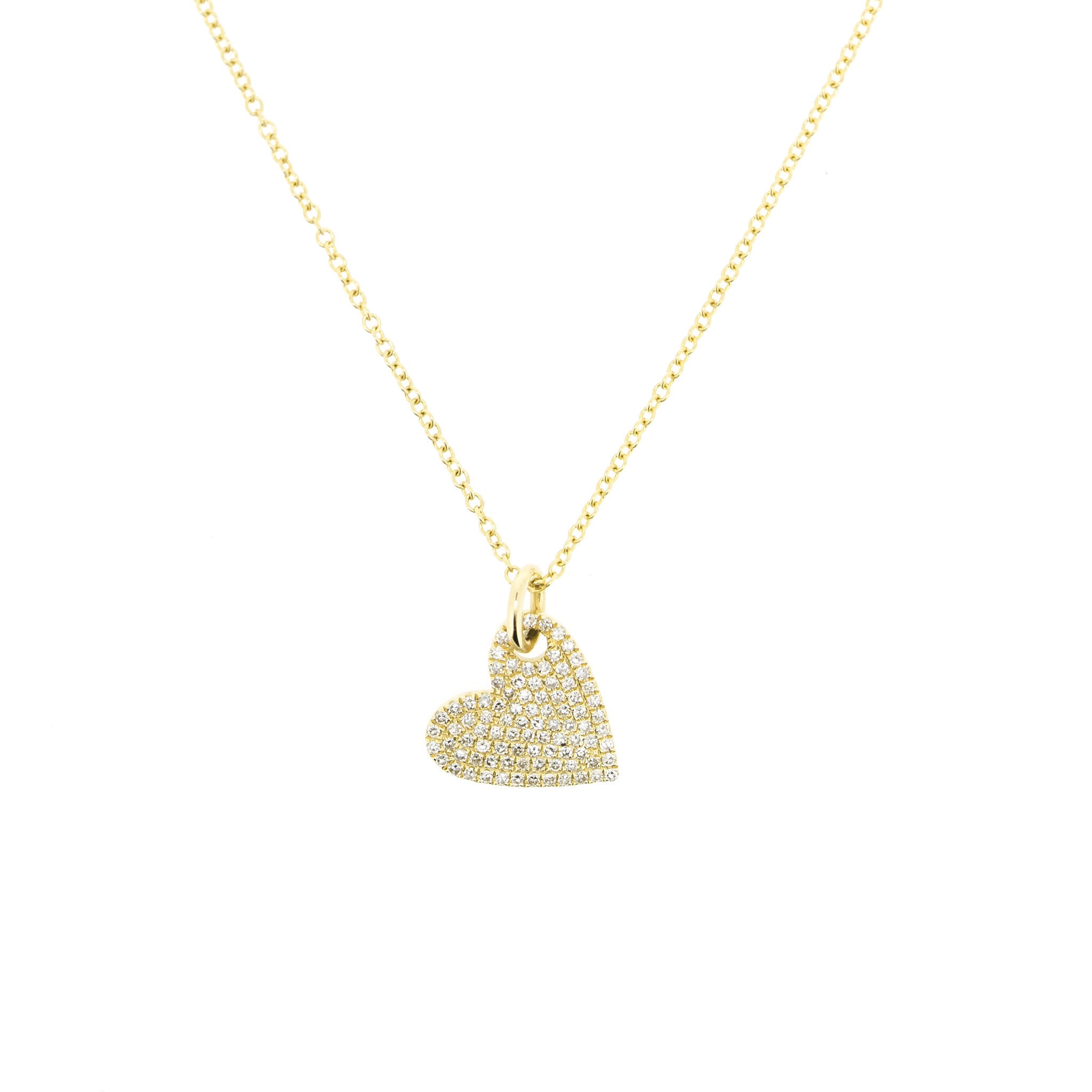 Diamond Heart Necklace by Atheria Jewelry