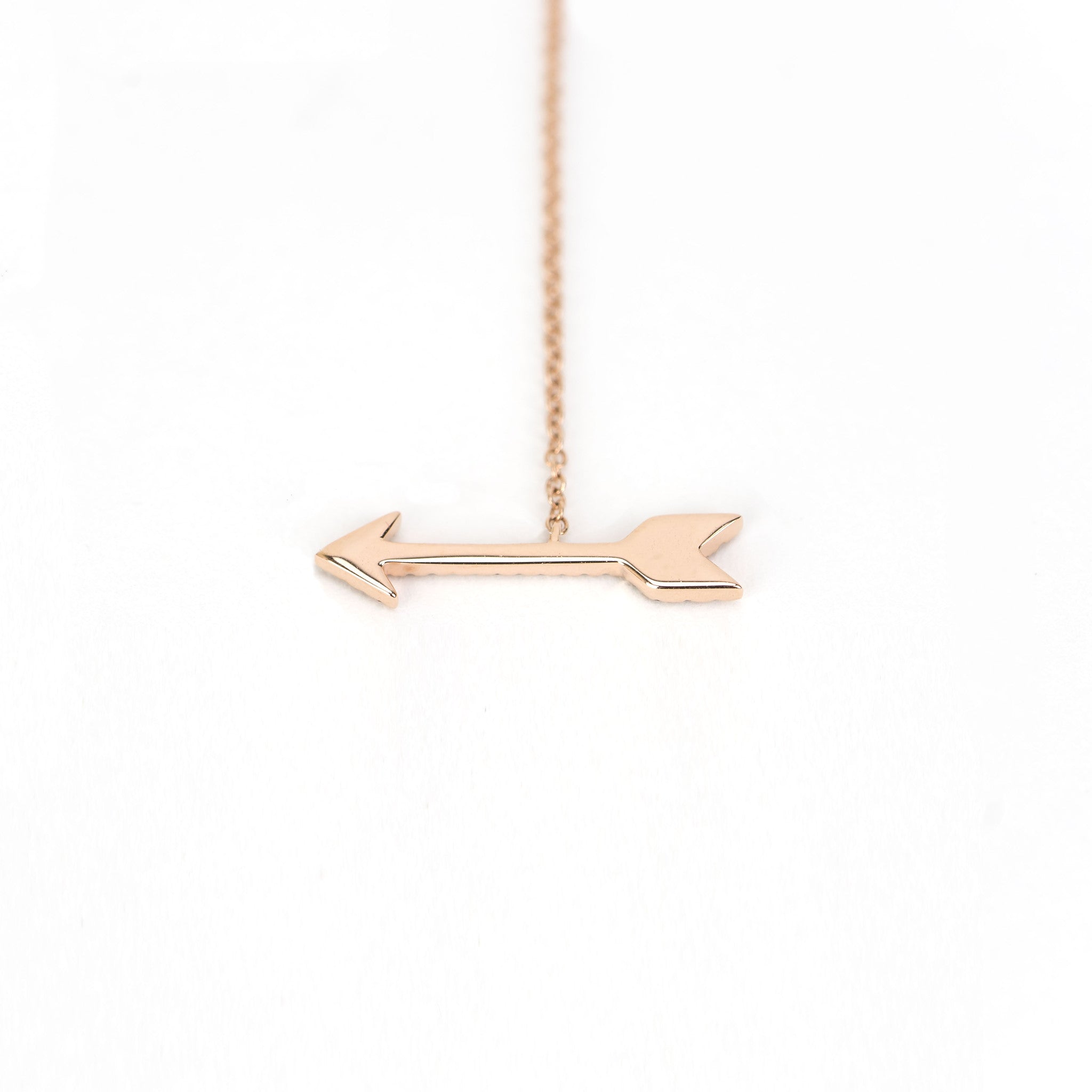 The Arrow Adjustable Lariat Necklace by Atheria Jewelry