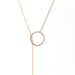 The Arrow Adjustable Lariat Necklace by Atheria Jewelry