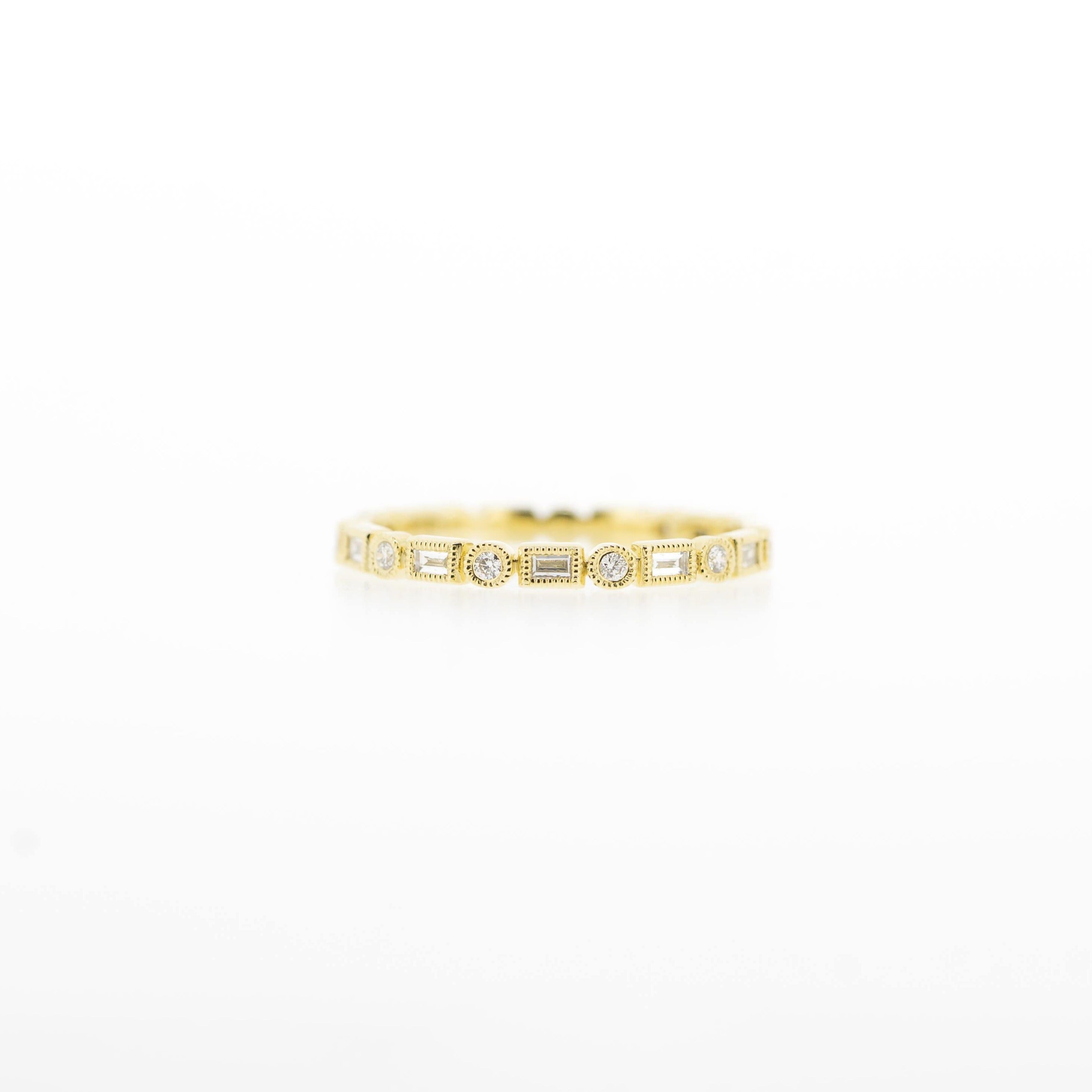 Ava Band Diamond Ring by Atheria Jewelry