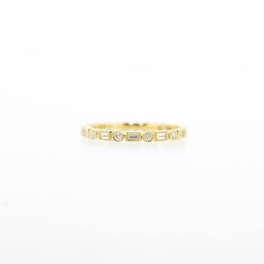 Ava Band Diamond Ring by Atheria Jewelry