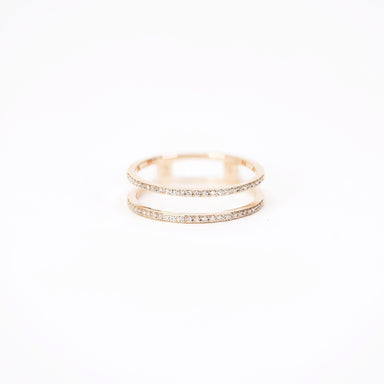 Parallel Diamond Ring by Atheria Jewelry