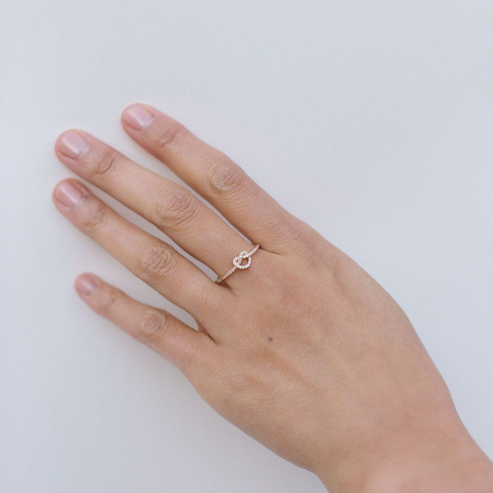 Brianna Diamond Knot Ring