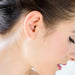 Diamond Bezel 5 Stone Earrings