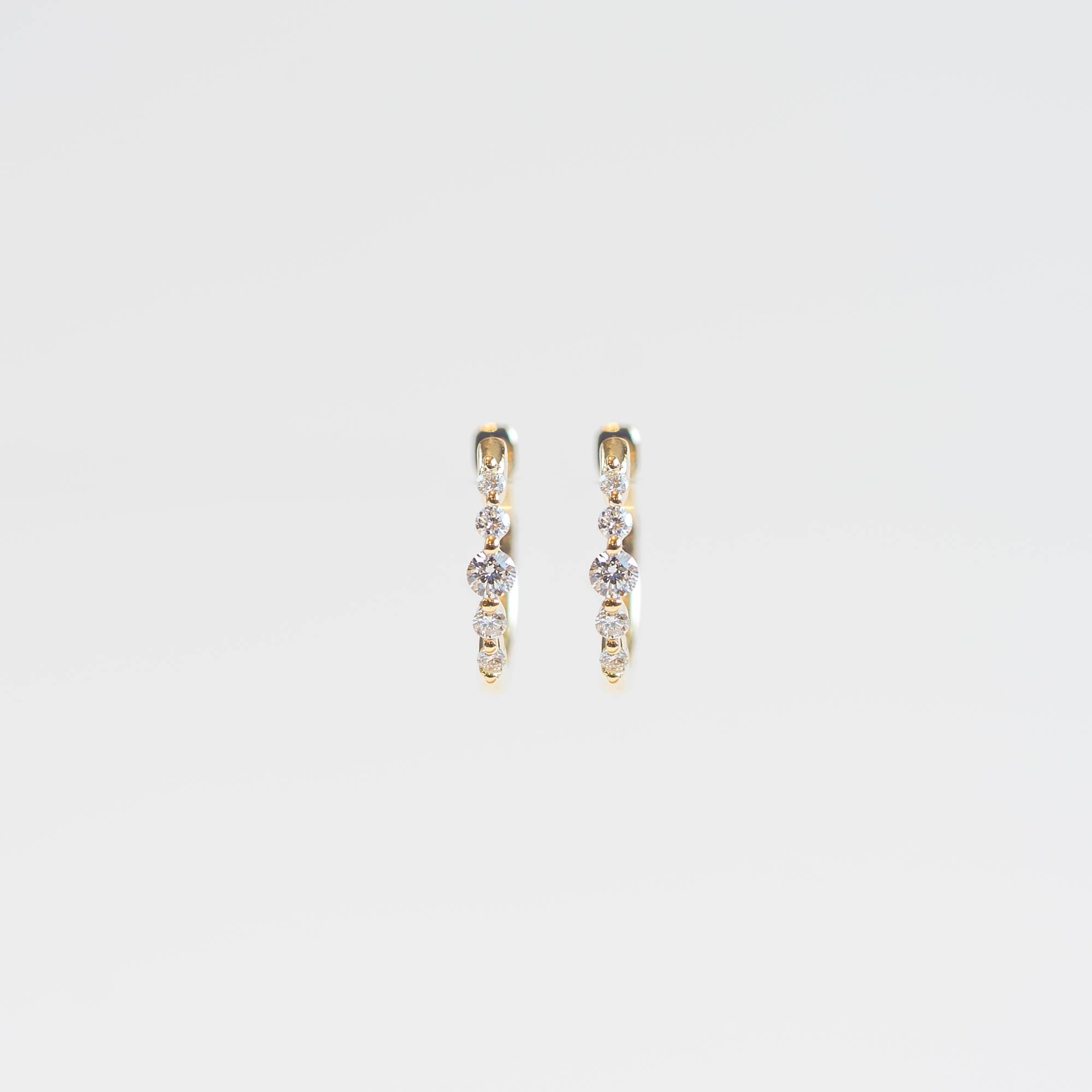 Eden Diamond Huggie Earrings