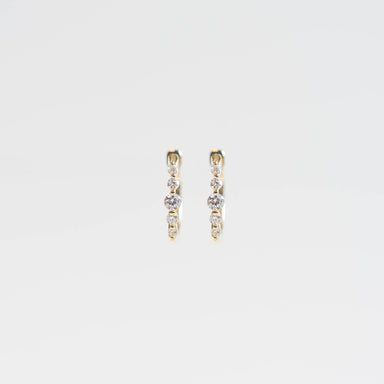 Eden Diamond Huggie Earrings