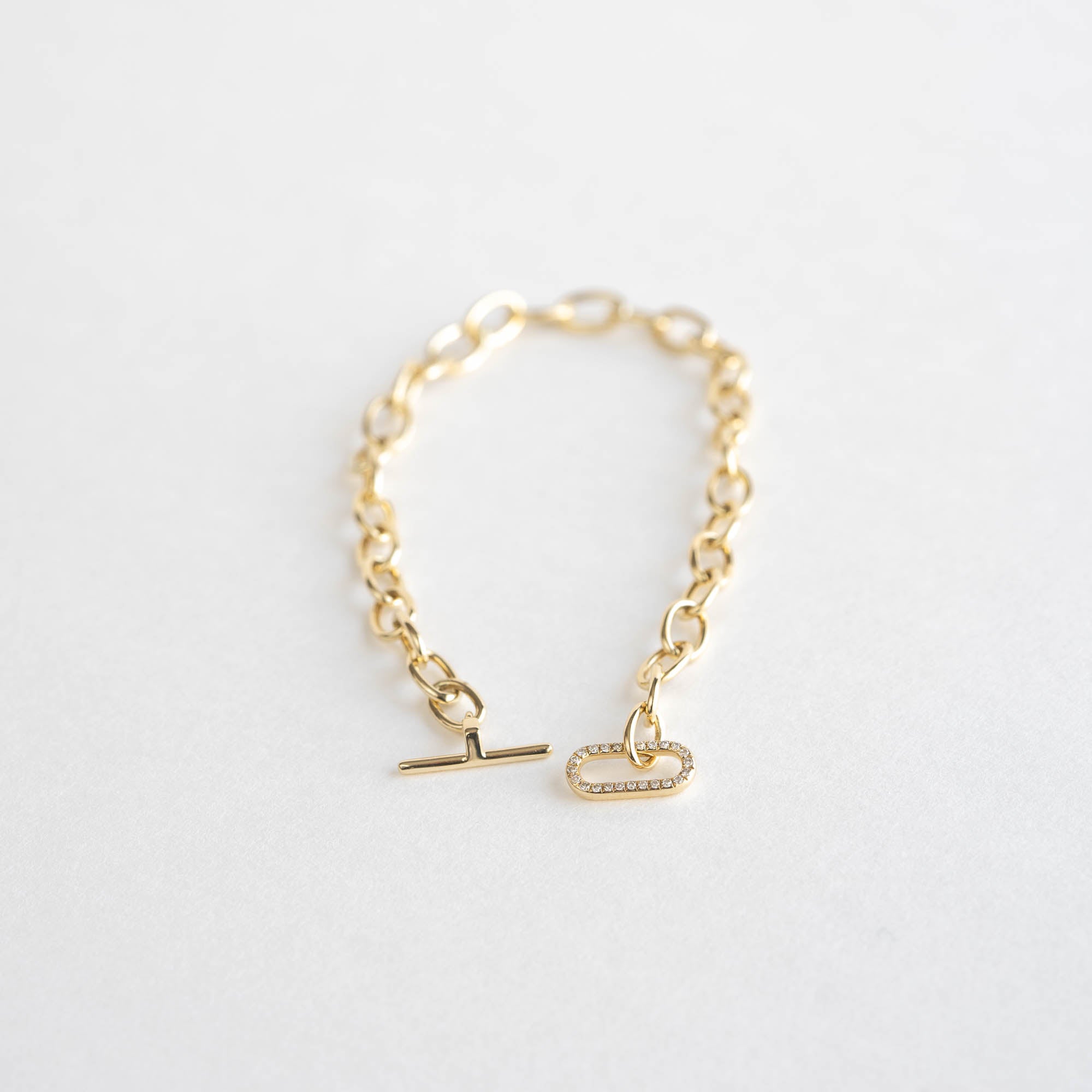 Ivy Diamond Link Chain Bracelet