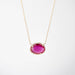 Madeline Faceted Ruby and Diamond Necklace