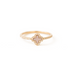 Taylor Pink Shell Clover Ring