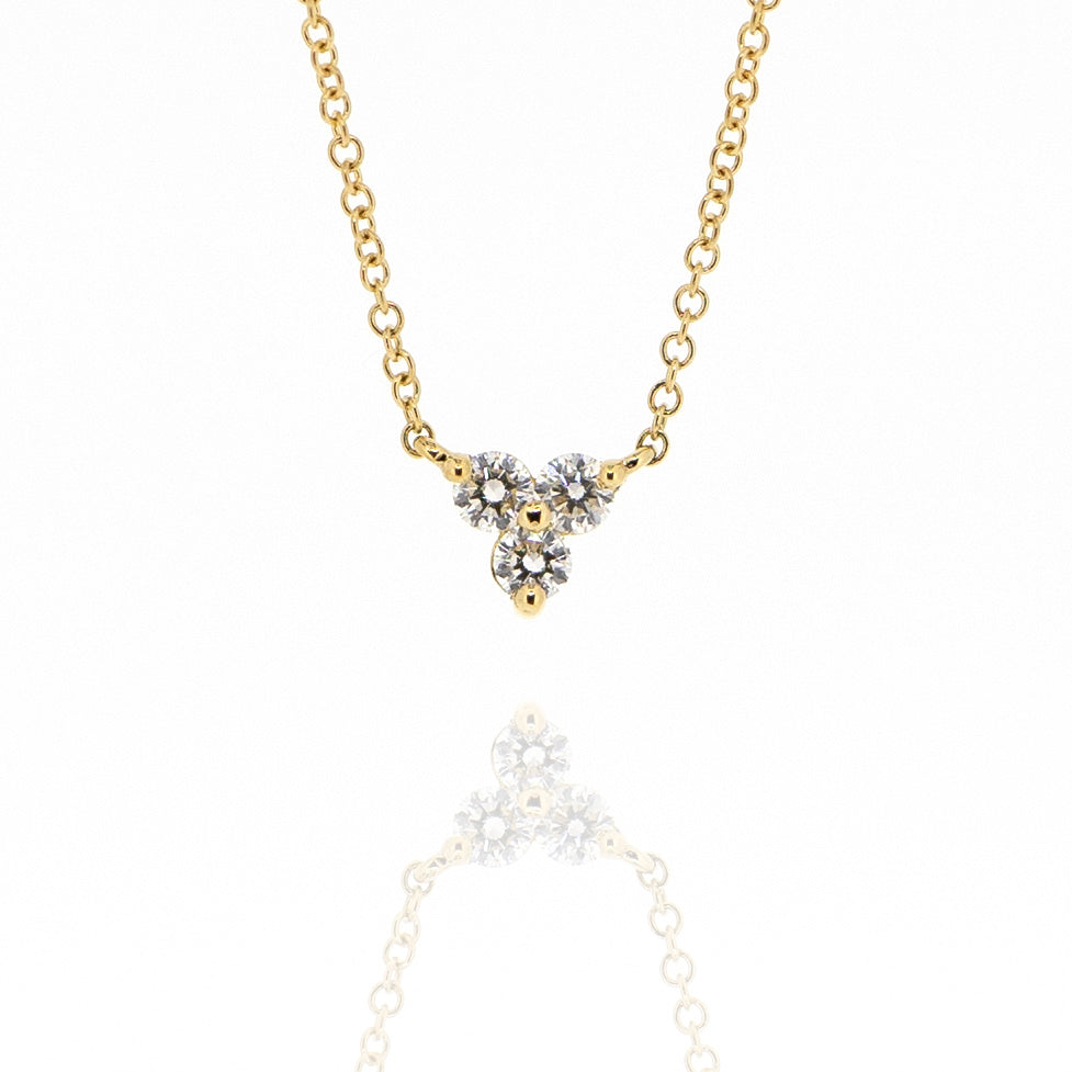 Trinity Triple Diamond Necklace