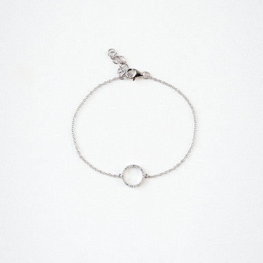 Diamond Halo Bracelet by Atheria Jewelry