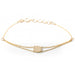 Reversible Diamond Disc Bracelet by Atheria Jewelry