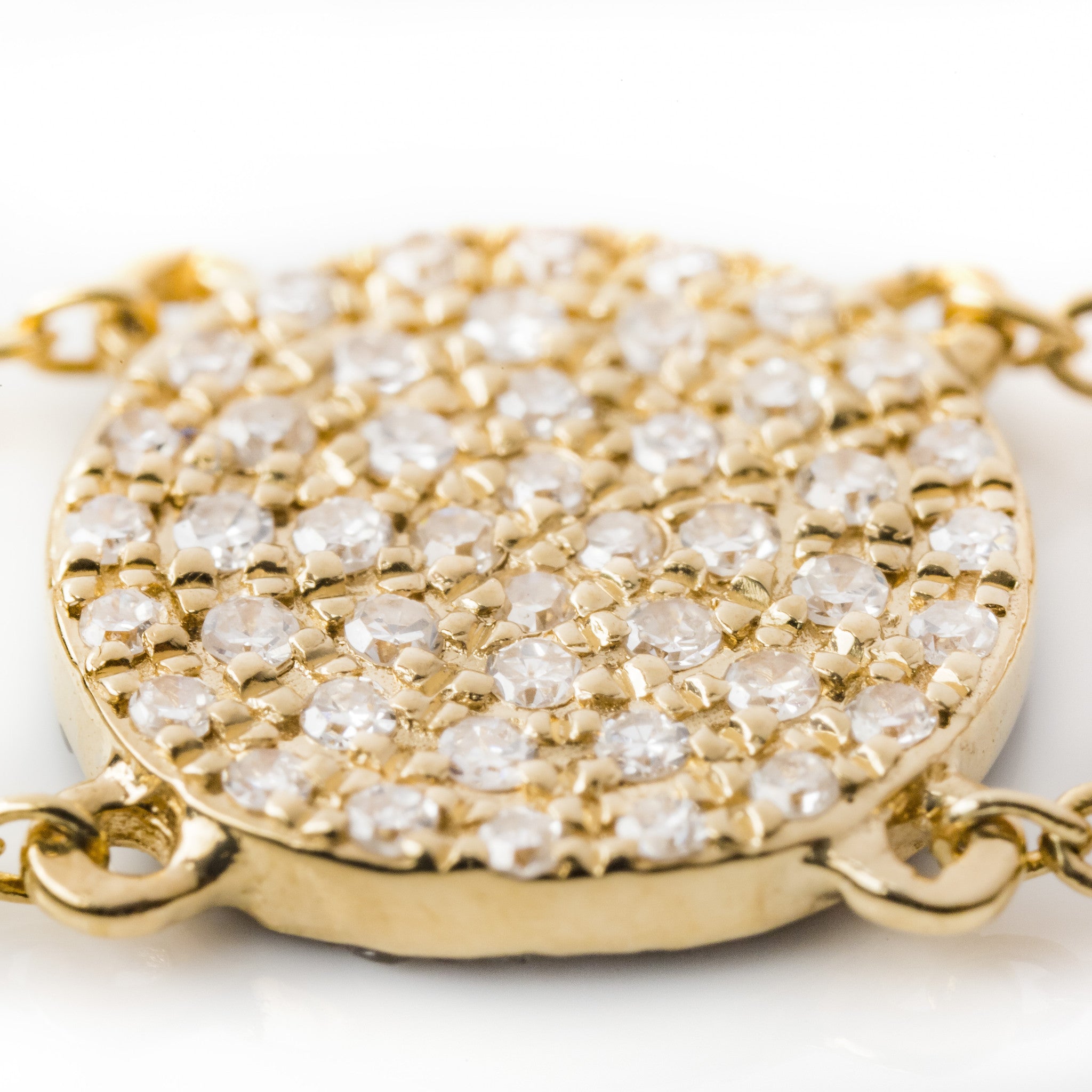 Reversible Diamond Disc Bracelet by Atheria Jewelry