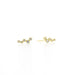 Diamond Bezel 5 Stone Earrings by Atheria Jewelry