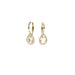 White Topaz Drop Earrings by Atheria Jewelry