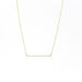 Diamond Bar Necklace by Atheria Jewelry