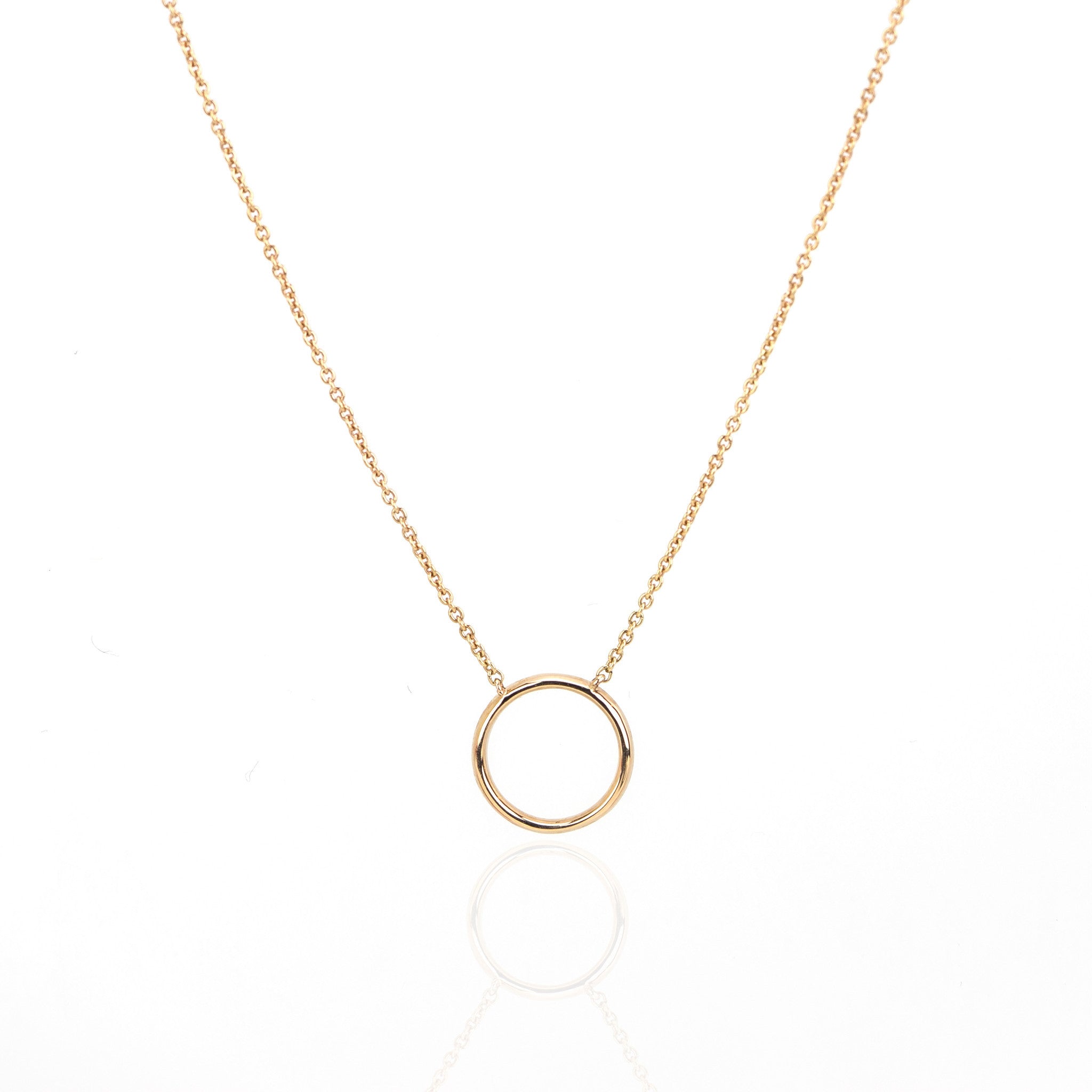 Halo Diamond Necklace by Atheria Jewelry