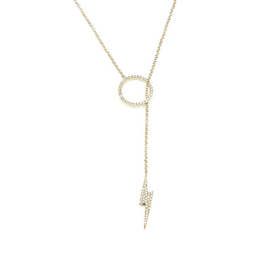 The Flash Adjustable Lariat Necklace by Atheria Jewelry