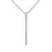 Vertical Diamond Bar Necklace by Atheria Jewelry