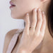 Ava Band Diamond Ring by Atheria Jewelry