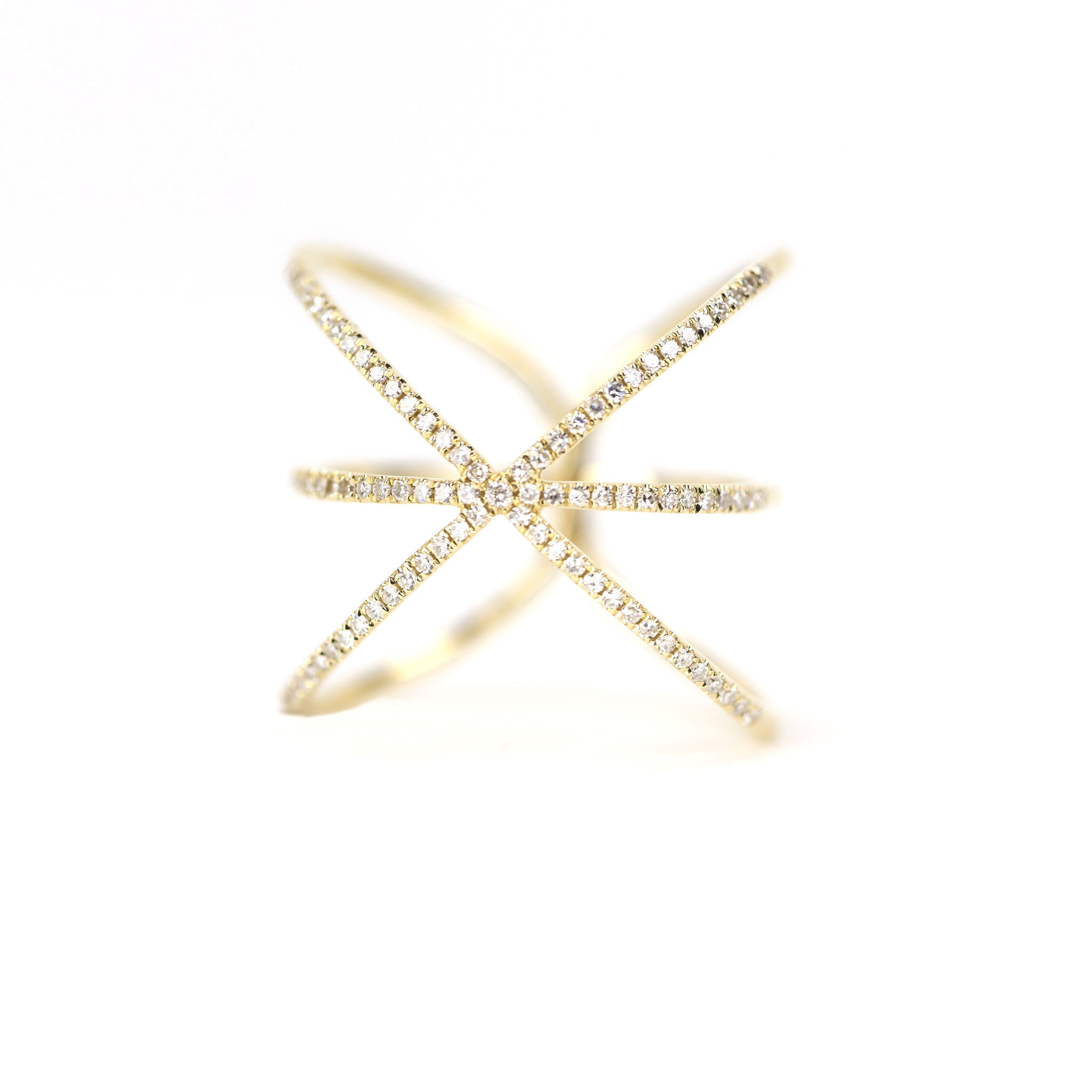 Asterisk Diamond Ring by Atheria Jewelry