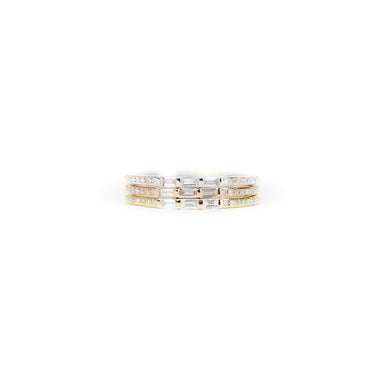 Baguette Diamond Band Ring by Atheria Jewelry