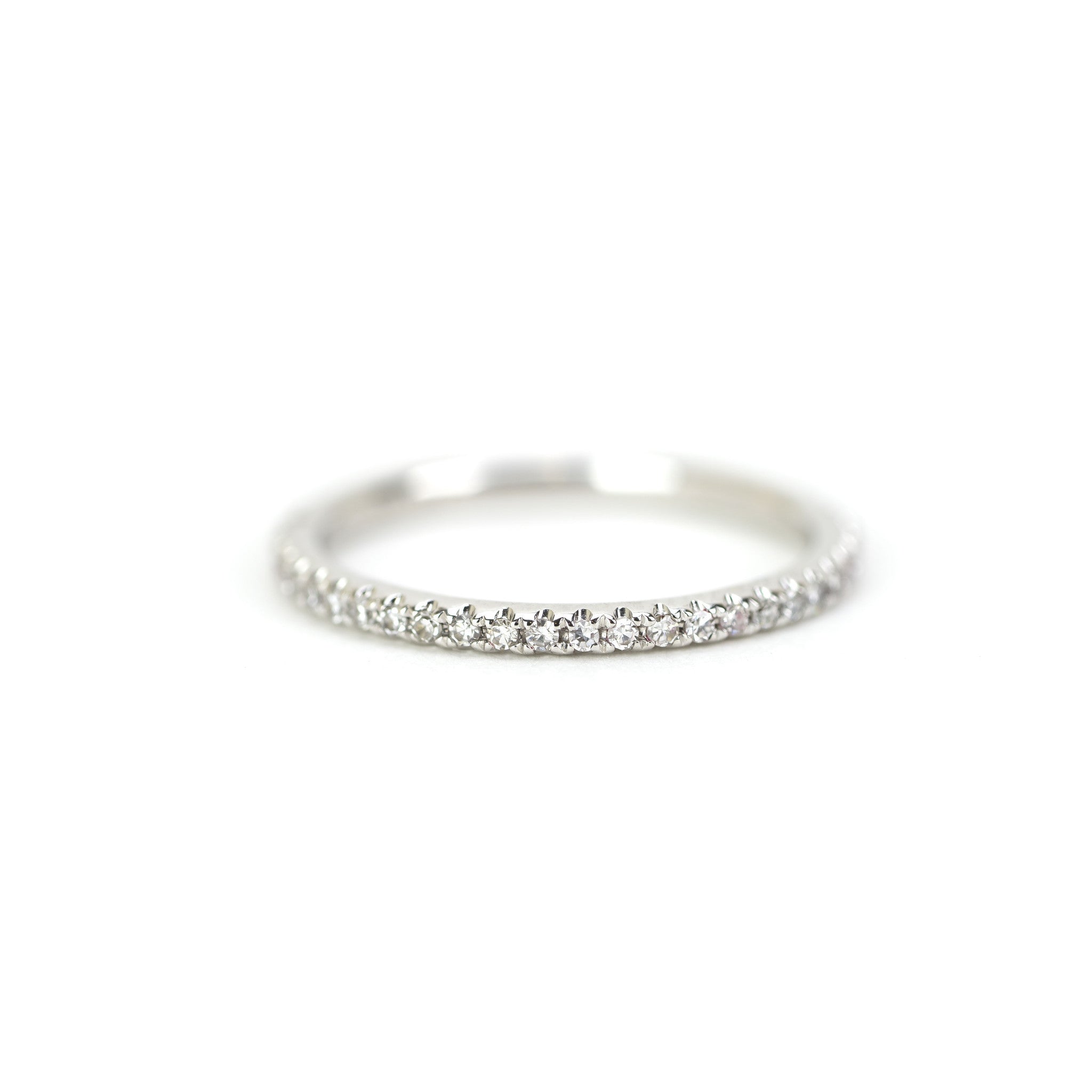 Diamond Eternity Band/Stacking Ring by Atheria Jewelry